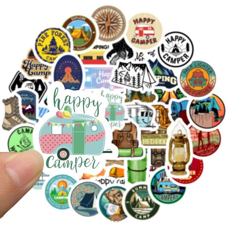 Outdoor Adventure Amazon AliExpress Sticker Luggage