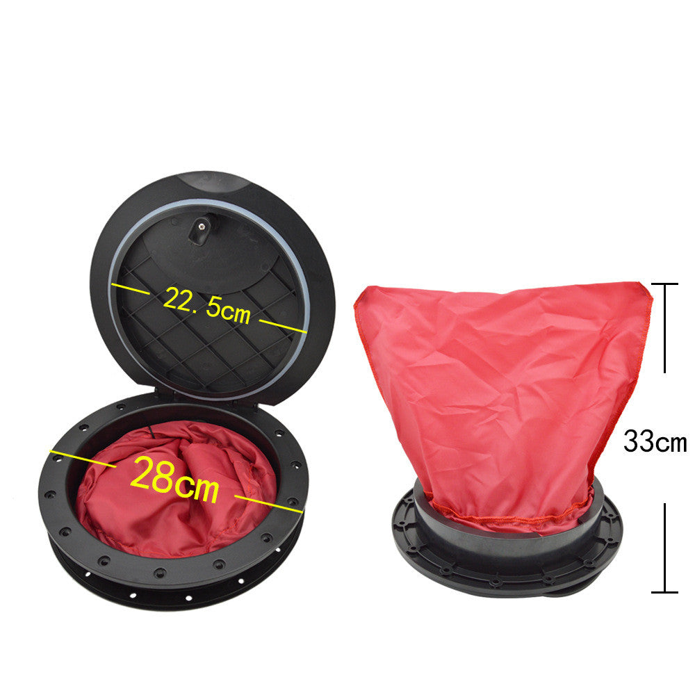 9-inch round kayak hatch