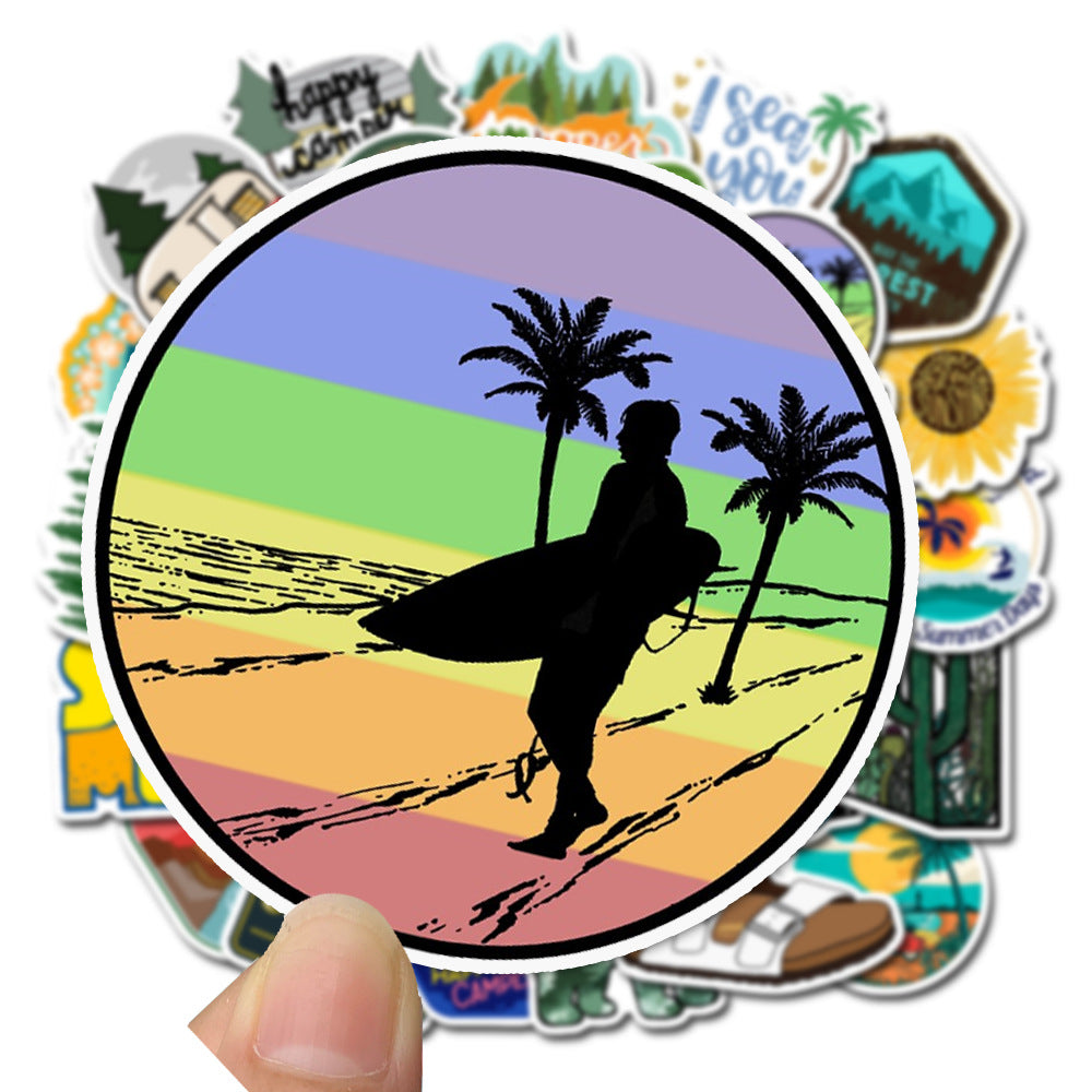 Outdoor Adventure Personality Graffiti Waterproof Stickers